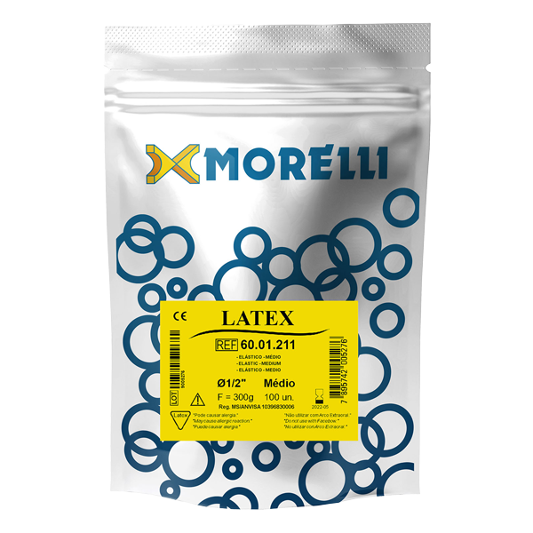 Amber Latex Extraoral Elastics 1/2" Bulk