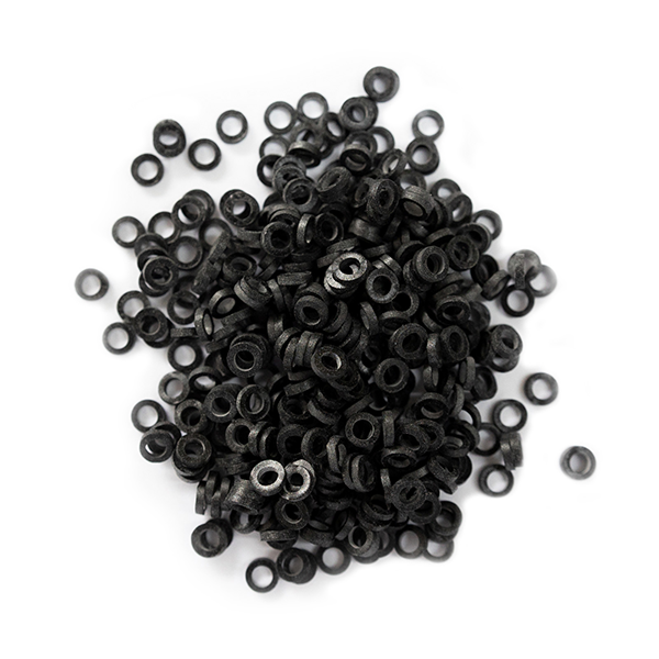 Black Antimicrobial Latex Intraoral Elastics Bulk