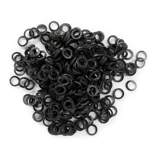 Black Antimicrobial Latex Intraoral Elastics Bulk