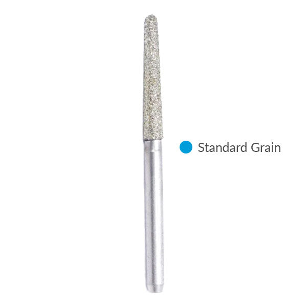 Diamond Bur #850.018 FG Round End Taper Shaped