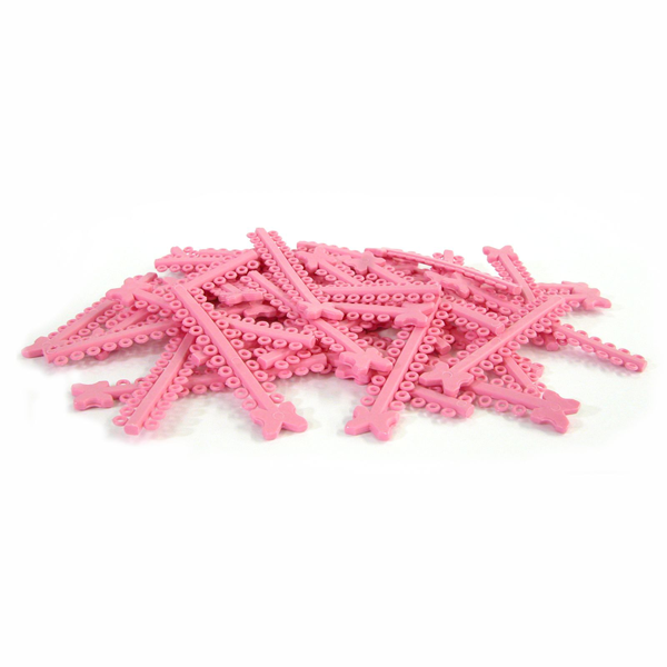 Elastomeric Ligature Ties Baby Pink