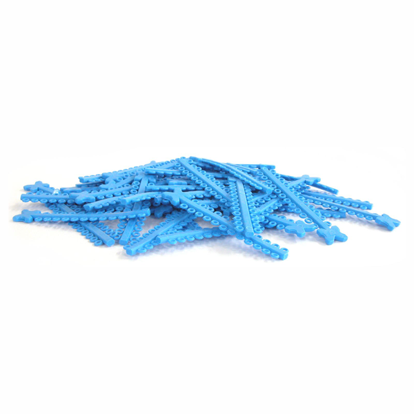 Elastomeric Ligature Ties Blue