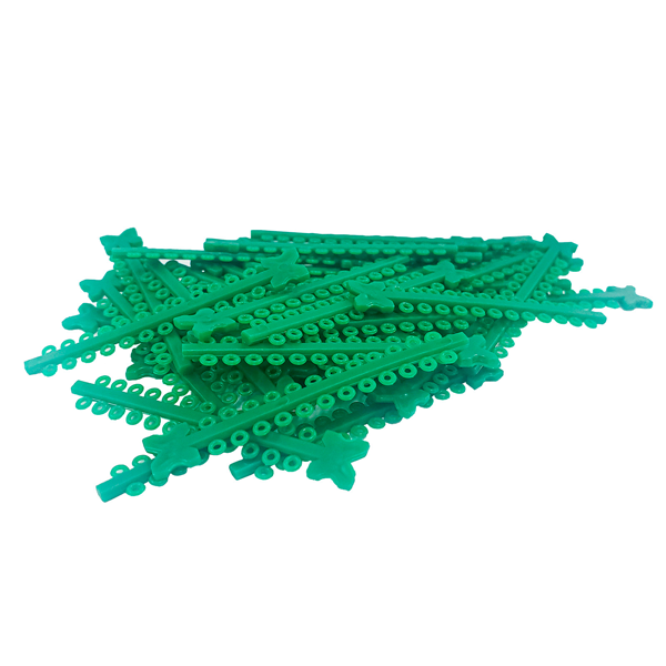 Elastomeric Ligature Ties Crystal Green