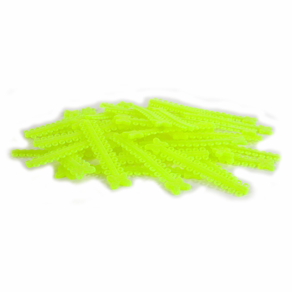 Elastomeric Ligature Ties Crystal Lime Green