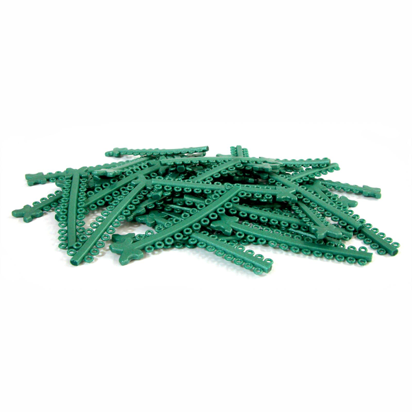 Elastomeric Ligature Ties Pearl Green