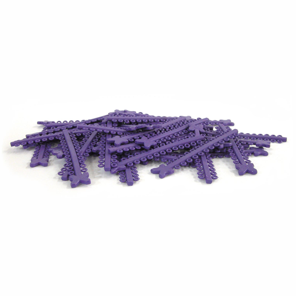 Elastomeric Ligature Ties Purple