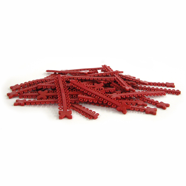 Elastomeric Ligature Ties Red