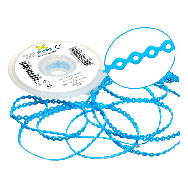 Elastomeric Power Chain Blue 5ft