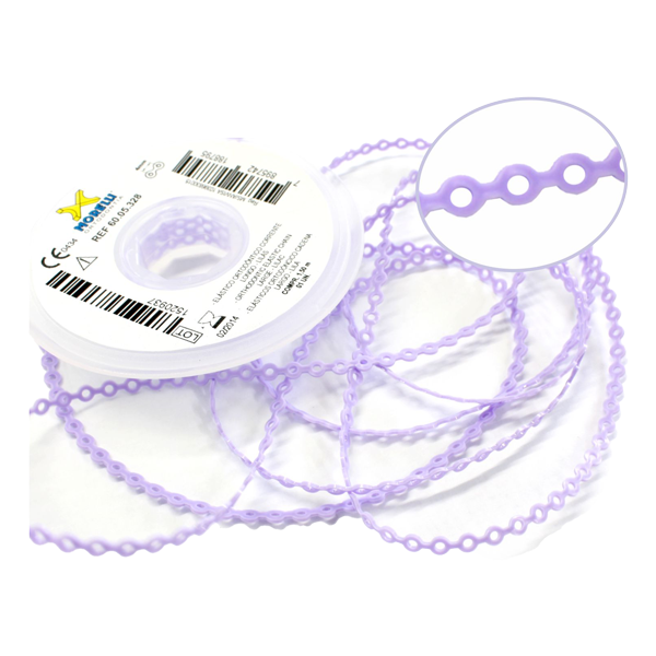 Elastomeric Power Chain Lilac 5ft