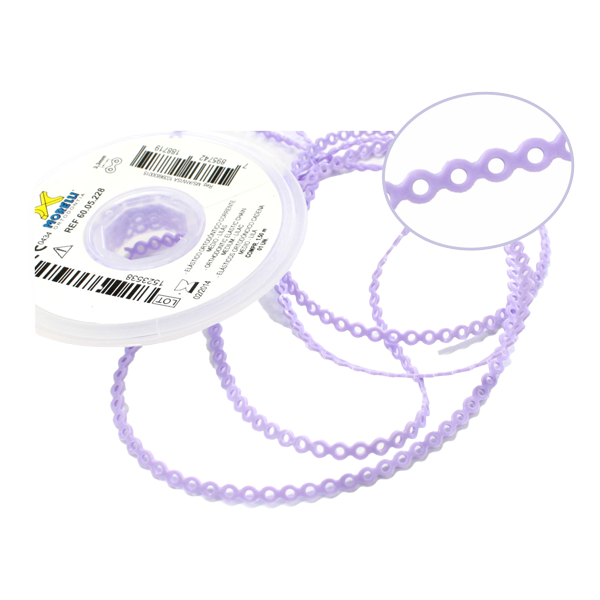 Elastomeric Power Chain Lilac 5ft