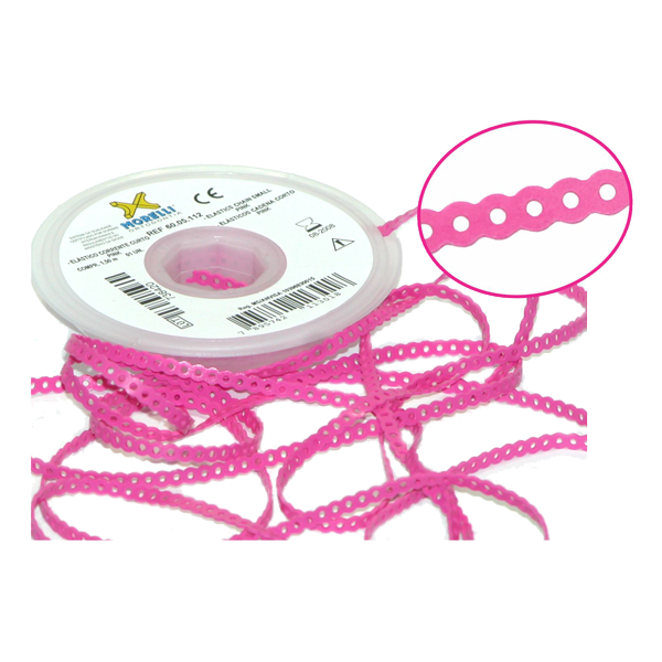 Elastomeric Power Chain Pink 5ft