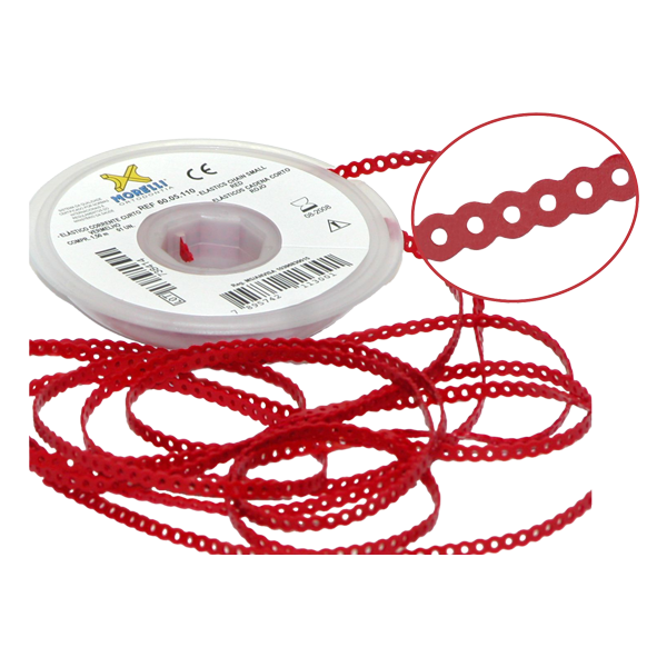 Elastomeric Power Chain Red 5ft