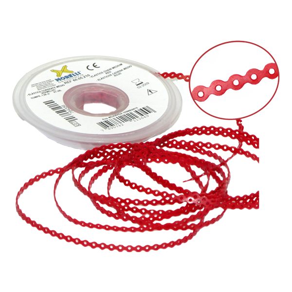 Elastomeric Power Chain Red 5ft