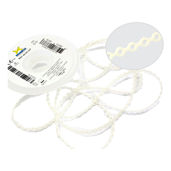 Elastomeric Power Chain White Lace 5ft