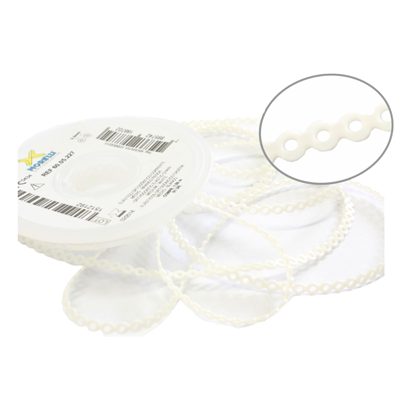 Elastomeric Power Chain White Lace 5ft