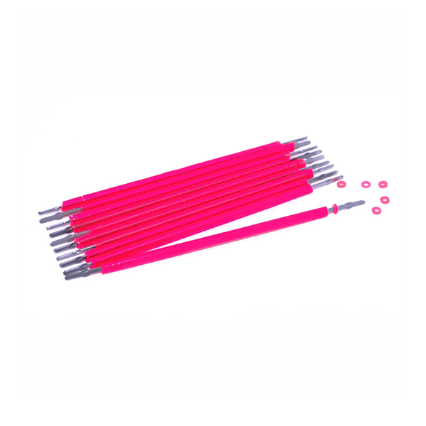 Elastomeric Pre-Loaded Canes Crystal Pink