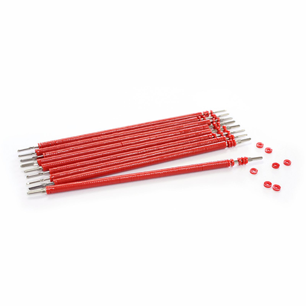 Elastomeric Pre-Loaded Canes Red