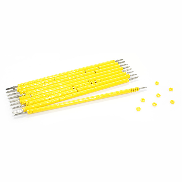 Elastomeric Pre-Loaded Canes Yellow